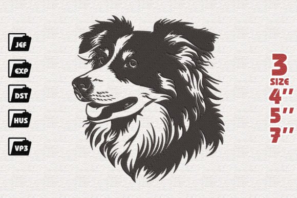 Collie Dog Embroidery: A Designer’s Review for Merch