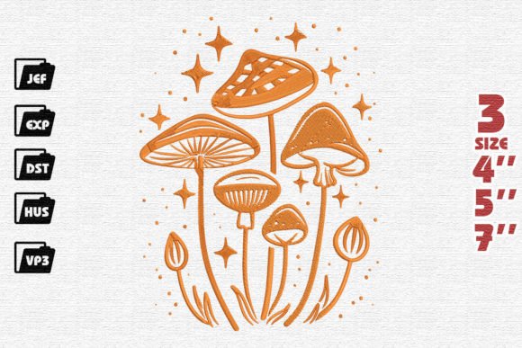 Mushrooms and Stars Embroidery: A Designer’s Review