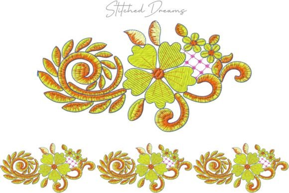 Review: Exquisite Floral Motif Embroidery Border