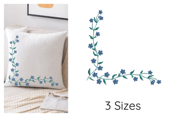 Review: Floral Corner Embroidery Design for Holiday Collections
