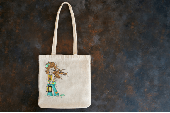 Review: Girl Holding a Lamp Embroidery Design
