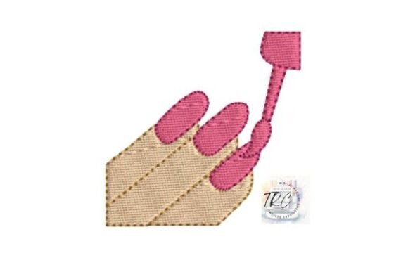 Review: Nail Polish Emoji Embroidery Design
