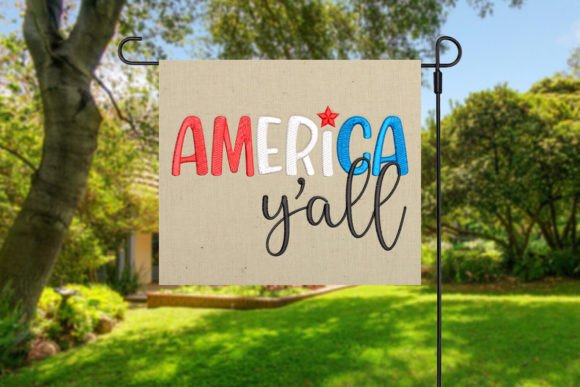 Reviewing America Y All Embroidery for Merch