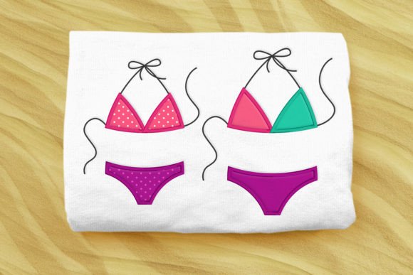 String Bikini Applique Embroidery Review
